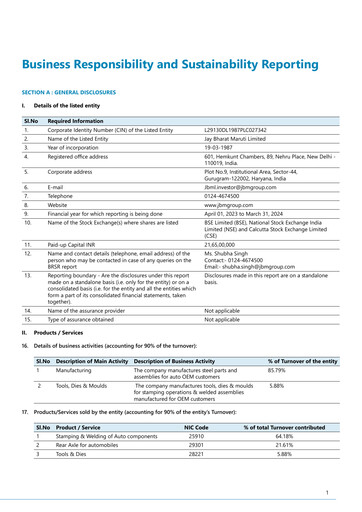 Thumbnail Jay Bharat Maruti ESG Report 2023-2024