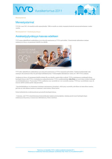 Thumbnail Kojamo Annual Report 2011