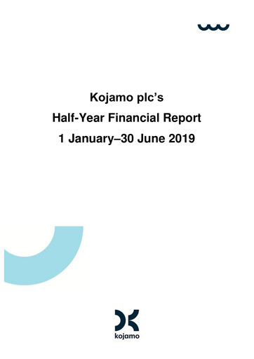 Thumbnail Kojamo Half-year Report 2019-h1