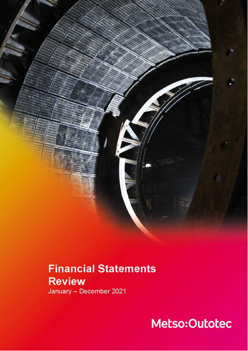 Thumbnail Metso Financial Report 2021