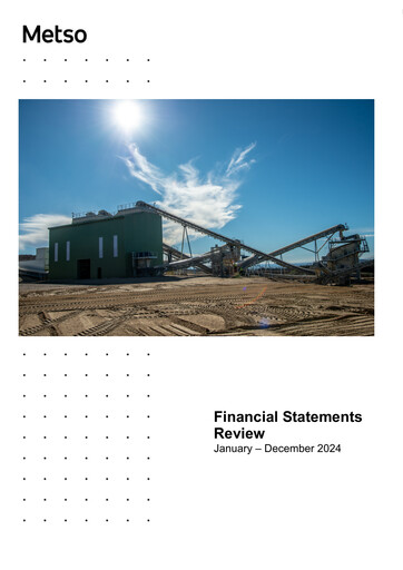 Thumbnail Metso Financial Statement 2024