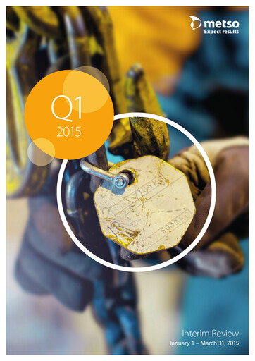 Thumbnail Metso Quarterly Report 2015-q1
