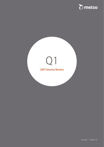 Thumbnail Metso Quarterly Report 2017-q1