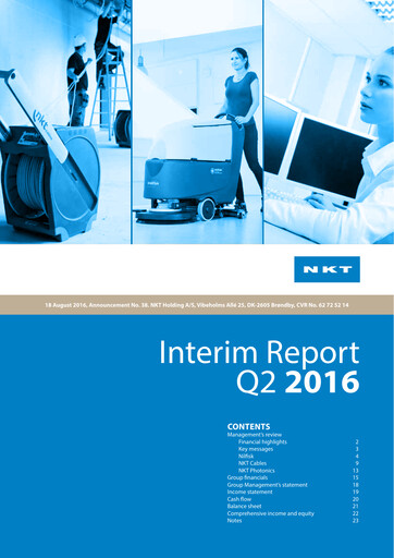 Thumbnail NKT A/S Quarterly Report 2016-q2