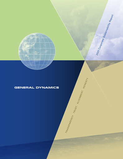 Vorschaubild General Dynamics Nachhaltigkeitsbericht 2020