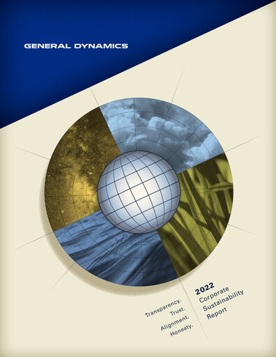 Vorschaubild General Dynamics Nachhaltigkeitsbericht 2022