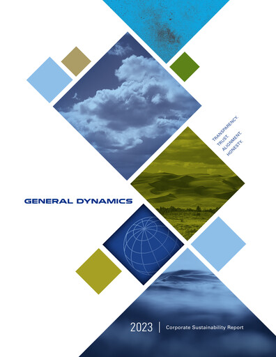 Vorschaubild General Dynamics Nachhaltigkeitsbericht 2023