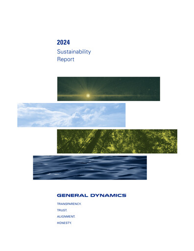 Vorschaubild General Dynamics Nachhaltigkeitsbericht 2024