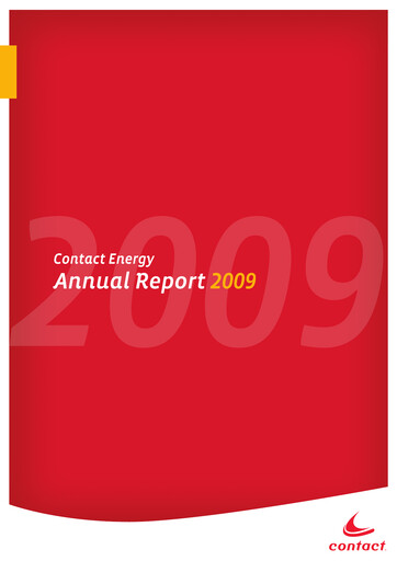 Thumbnail Contact Energy
 Annual Report 2009