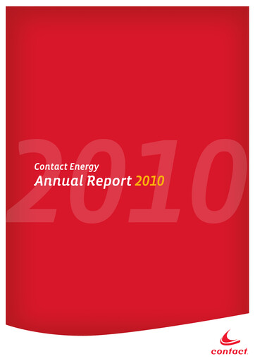 Thumbnail Contact Energy
 Annual Report 2010