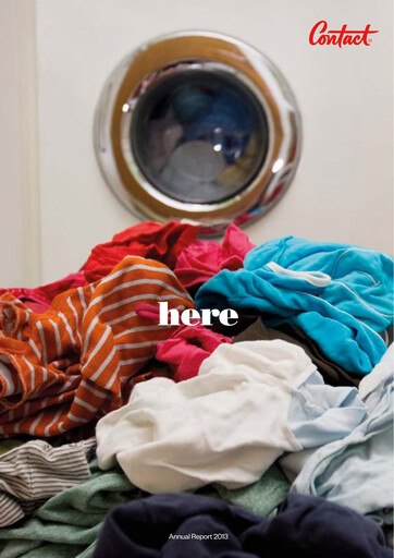 Thumbnail Contact Energy
 Annual Report 2013