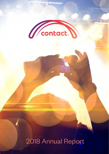 Thumbnail Contact Energy
 Annual Report 2018