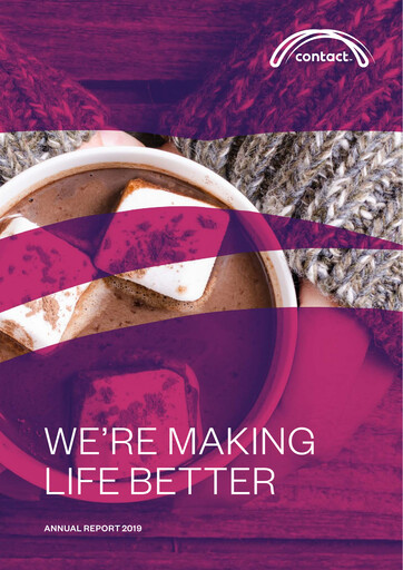 Thumbnail Contact Energy
 Annual Report 2019