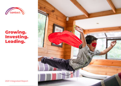 Thumbnail Contact Energy
 Annual Report 2021