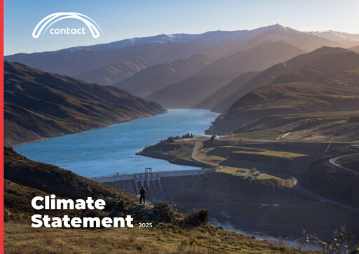 Thumbnail Contact Energy
 ESG Report 2025