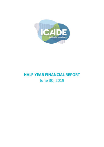 Miniature Icade Rapport semestriel 2019-h1