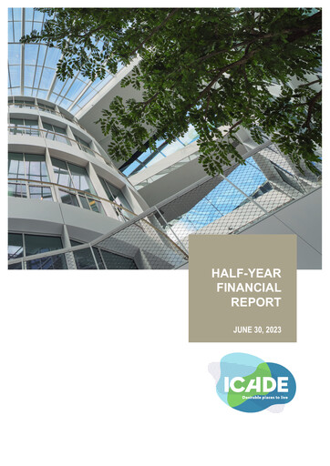 Miniature Icade Rapport semestriel 2023-h1