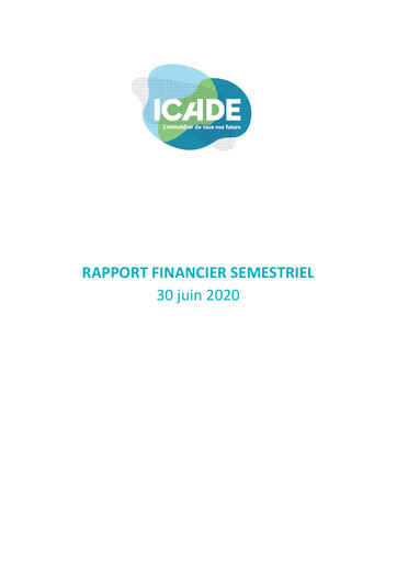Miniature Icade Rapport semestriel 2020-h1