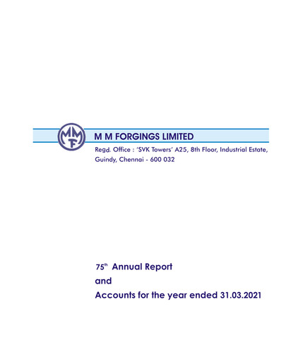 Thumbnail MM Forgings Annual Report fy2021