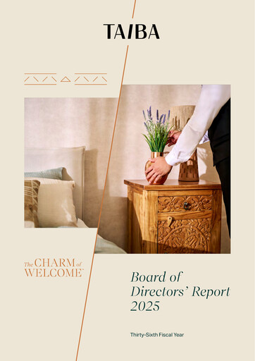 Miniature Taiba Investments Rapport annuel 2025