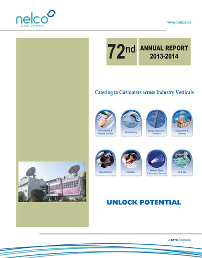 Thumbnail Nelco Annual Report 2013-2014