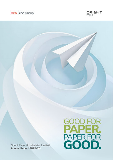 Thumbnail Orient Paper Mills
 Annual Report 2025-2026