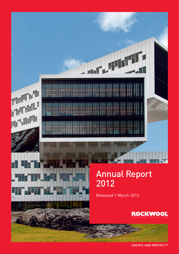 Thumbnail Rockwool Annual Report 2012
