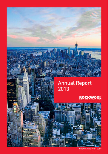 Thumbnail Rockwool Annual Report 2013