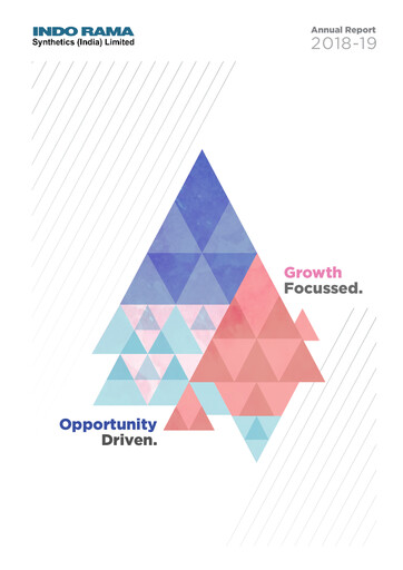 Thumbnail Indorama Synthetics Annual Report 2018-2019