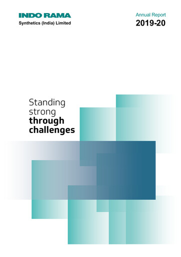 Thumbnail Indorama Synthetics Annual Report 2019-2020