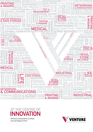Thumbnail Venture Corporation Annual Report 2012