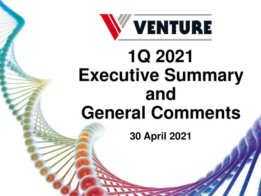 Miniature Venture Corporation Rapport trimestriel 2021-q1