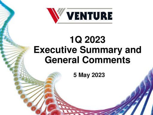 Miniature Venture Corporation Rapport trimestriel 2023-q1
