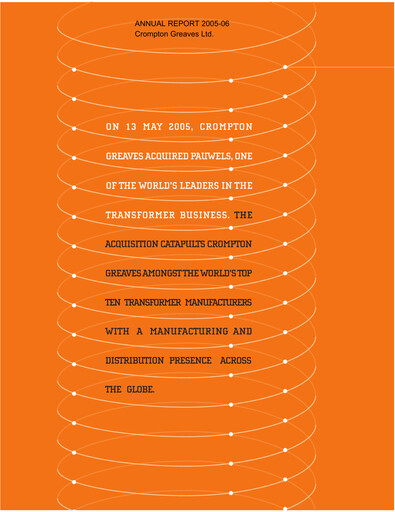 Thumbnail CG Power and Industrial Solutions Annual Report 2005-2006