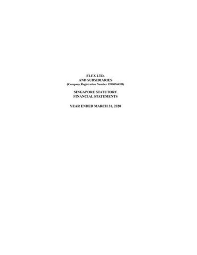 Thumbnail Flex Financial Statement 2020