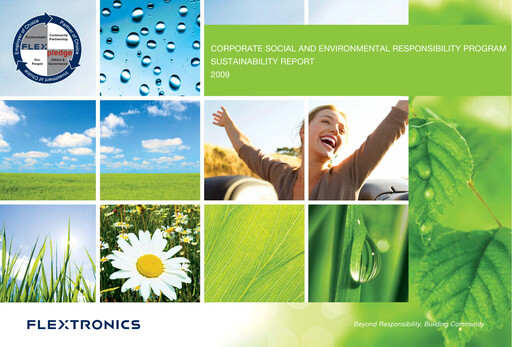 Thumbnail Flex Sustainability Report 2009