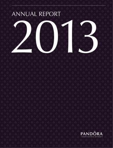 Thumbnail Pandora Annual Report 2013