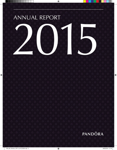Thumbnail Pandora Annual Report 2015