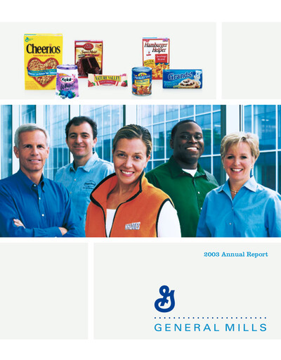Thumbnail General Mills Annual Report 2003