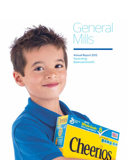 Thumbnail General Mills Annual Report 2012