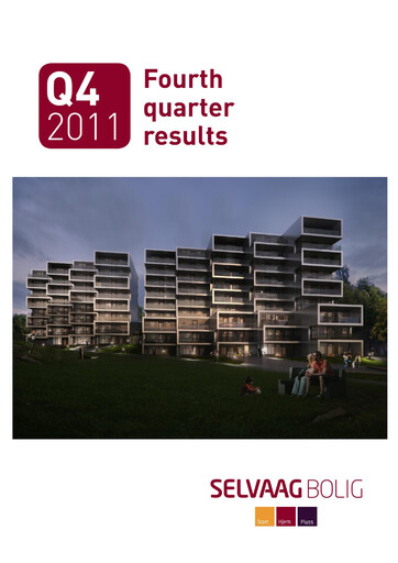 Thumbnail Selvaag Bolig Quarterly Report 2011-q4