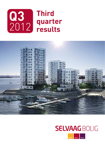 Thumbnail Selvaag Bolig Quarterly Report 2012-q3