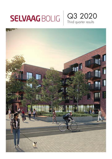 Thumbnail Selvaag Bolig Quarterly Report 2020-q3