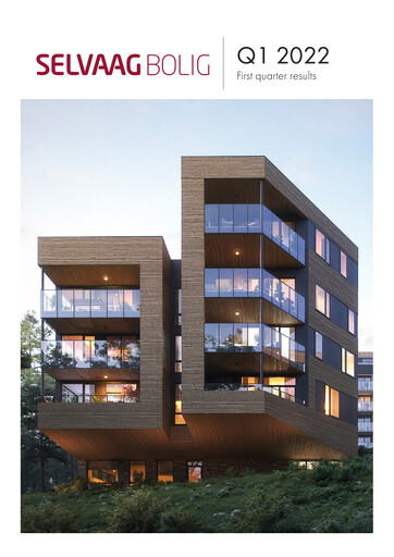 Thumbnail Selvaag Bolig Quarterly Report 2022-q1