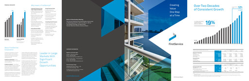 Vorschaubild FirstService Jahresbericht 2016