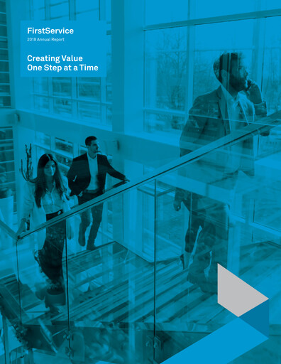 Vorschaubild FirstService Jahresbericht 2018