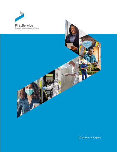 Vorschaubild FirstService Jahresbericht 2020