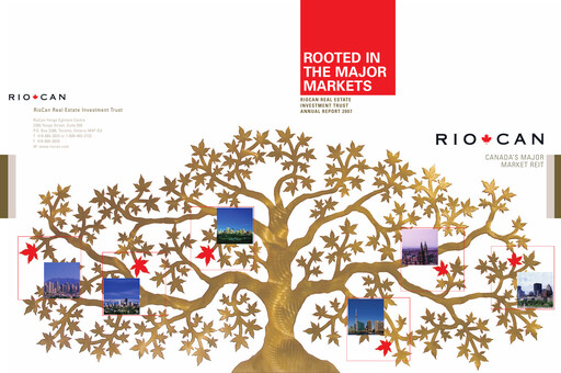 Thumbnail RioCan REIT Annual Report 2007