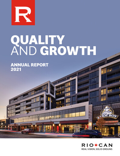 Thumbnail RioCan REIT Annual Report 2021