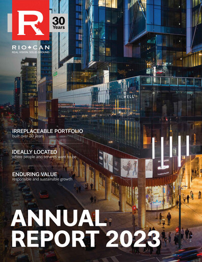 Thumbnail RioCan REIT Annual Report 2023